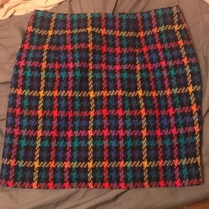 Vintage colorful mini skirt